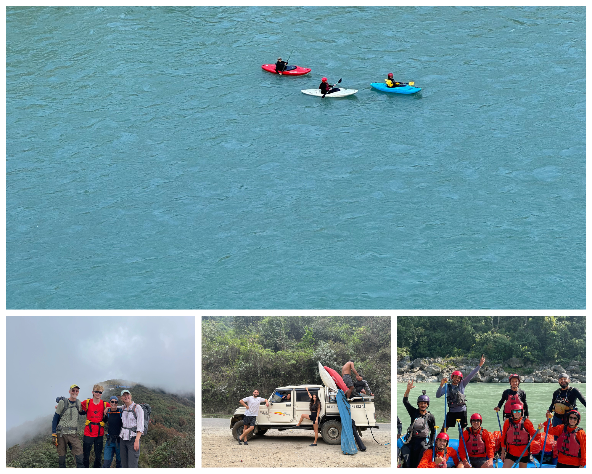 white water rafting